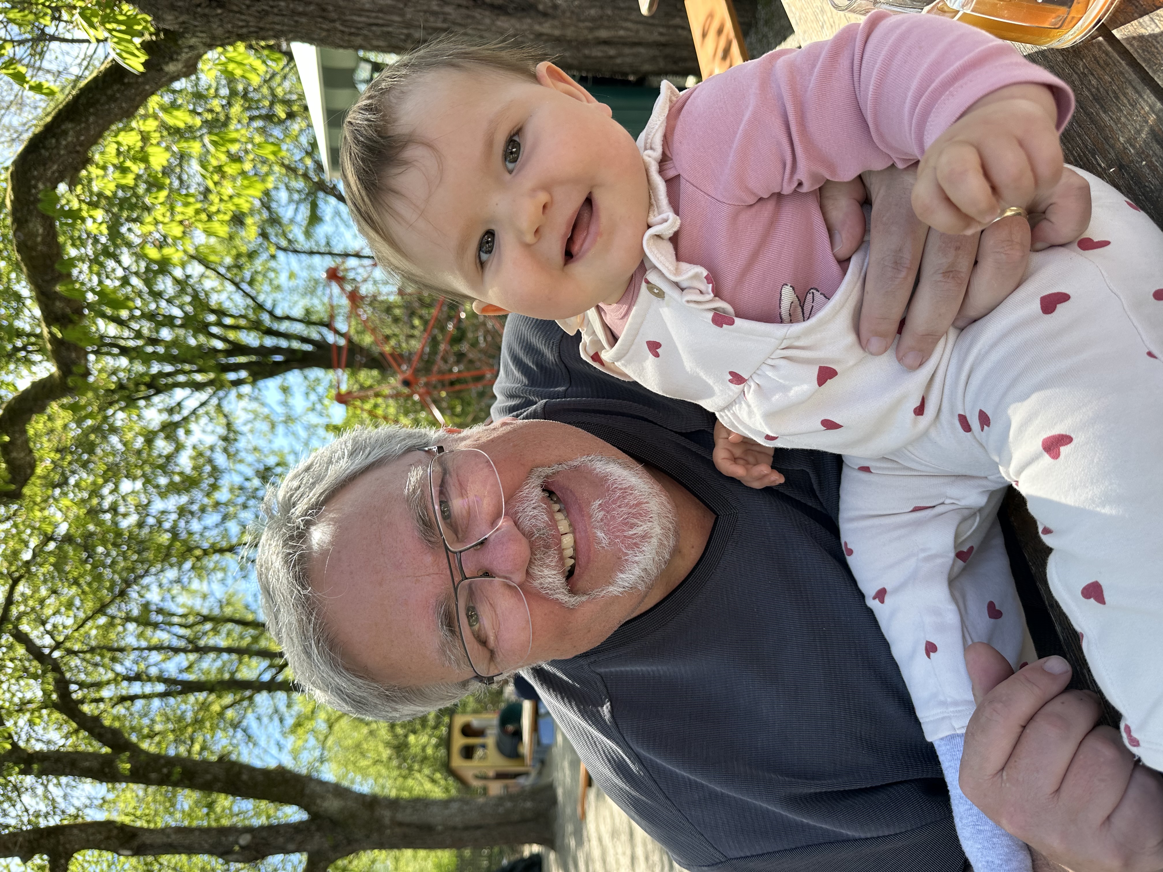 Timothy Remple with grandchild